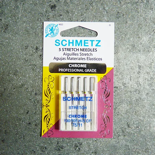 Schmetz Chrome Sewing Machine Needles : Stretch