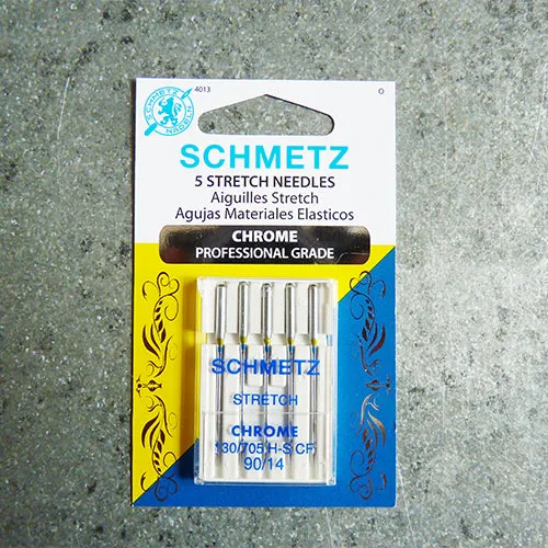 Schmetz Chrome Sewing Machine Needles : Stretch