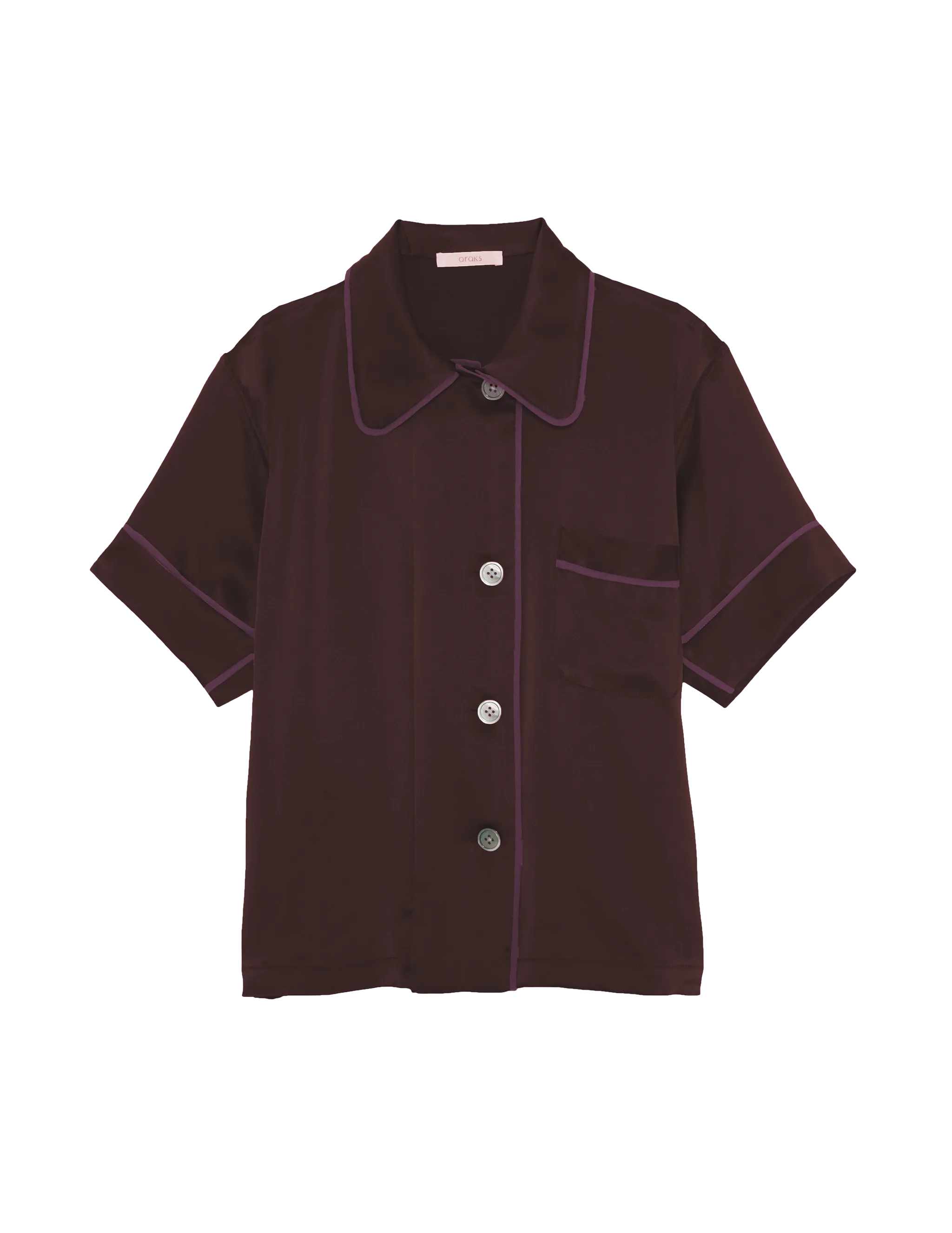 Shelby Pajama Top Carob