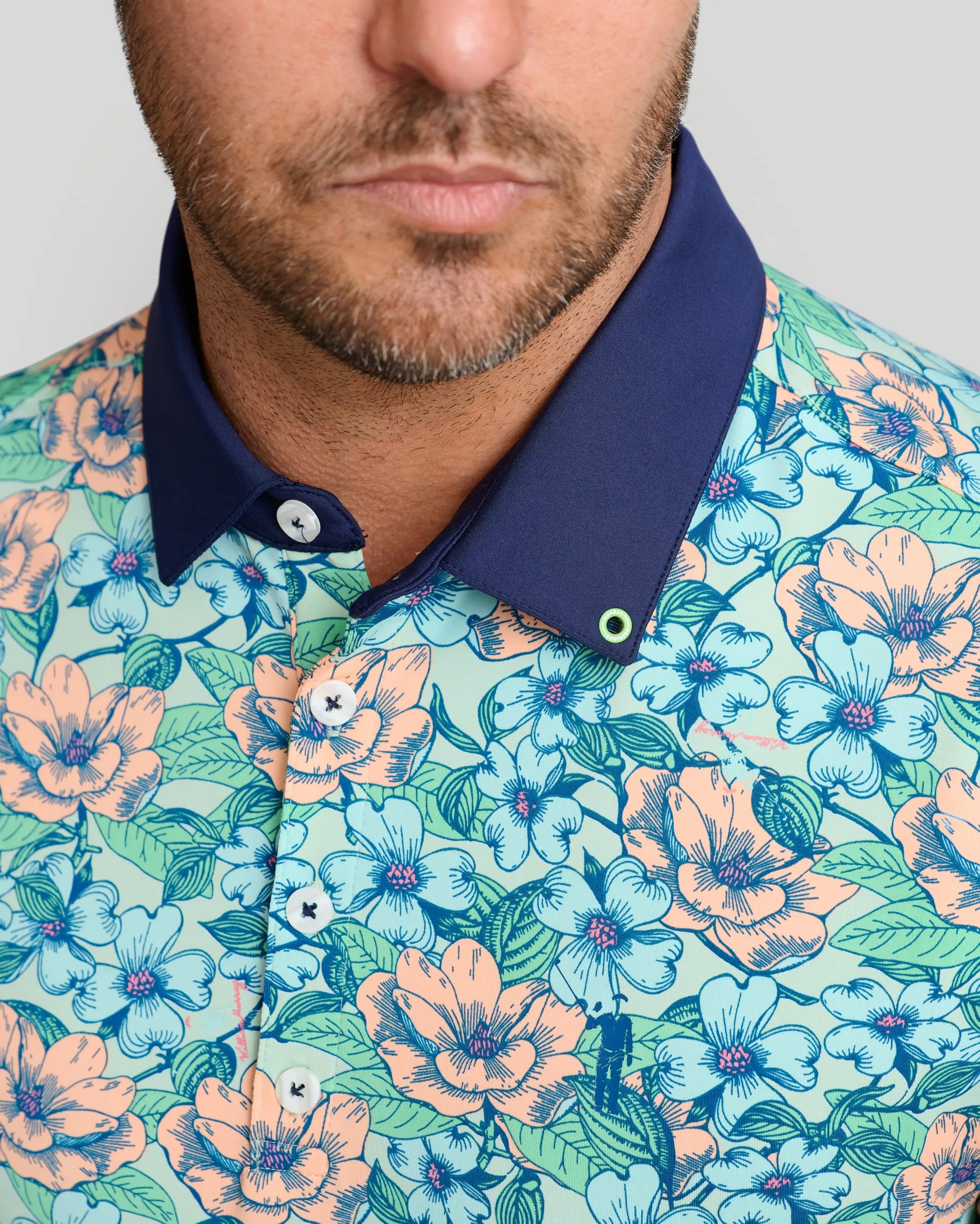 Southern Charm Men's Polo | Mint