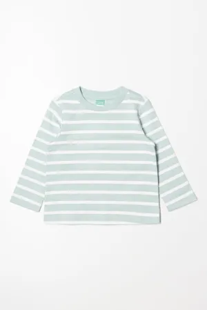 Stripe Long Sleeve T-Shirt Green