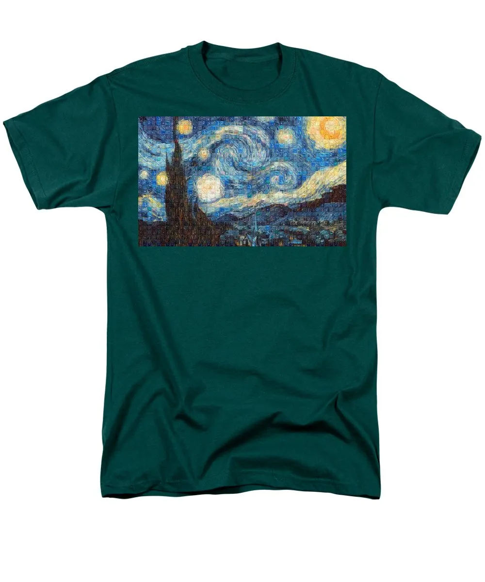 Tribute to Van Gogh - 3 - Men's T-Shirt  (Regular Fit)