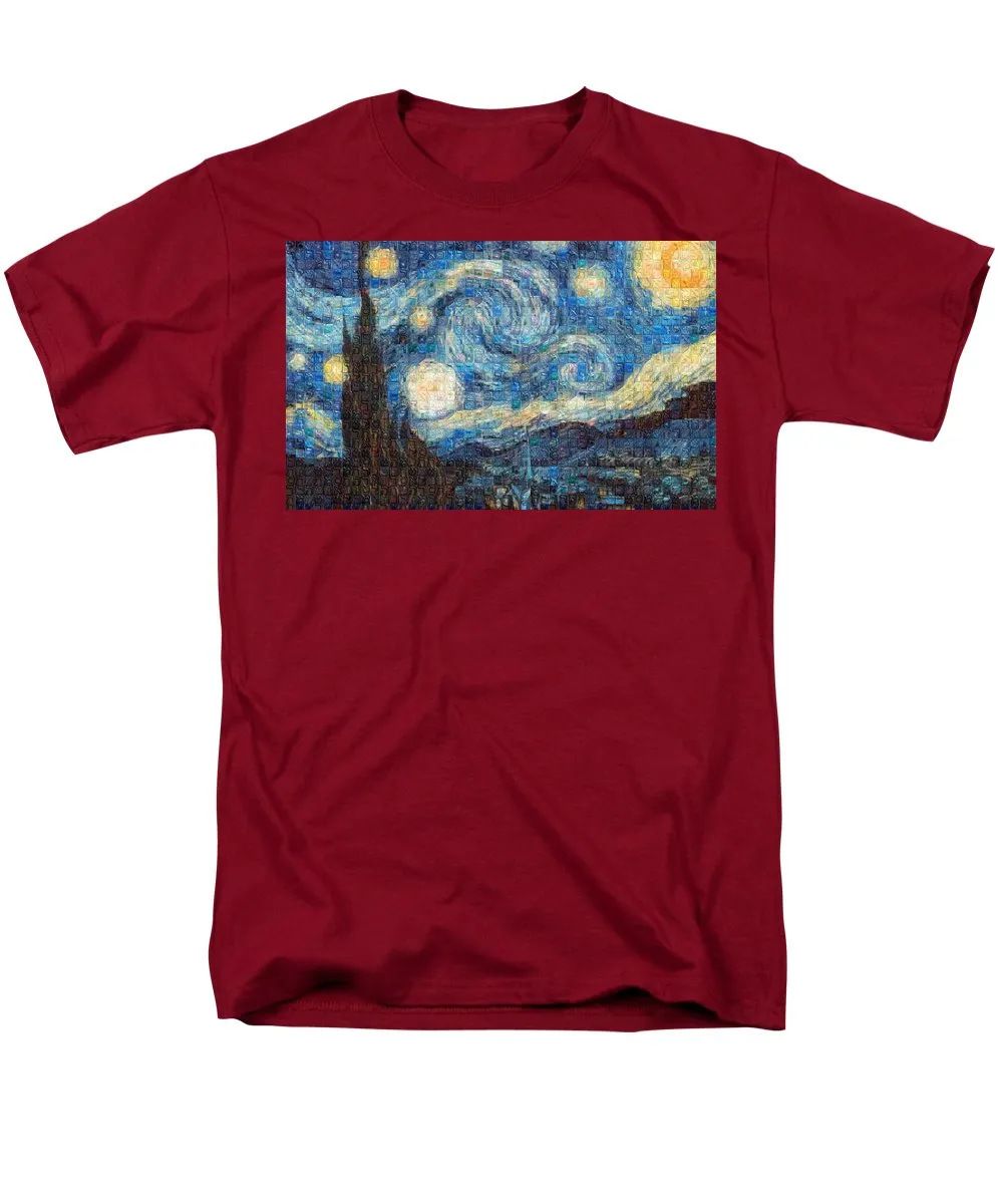 Tribute to Van Gogh - 3 - Men's T-Shirt  (Regular Fit)