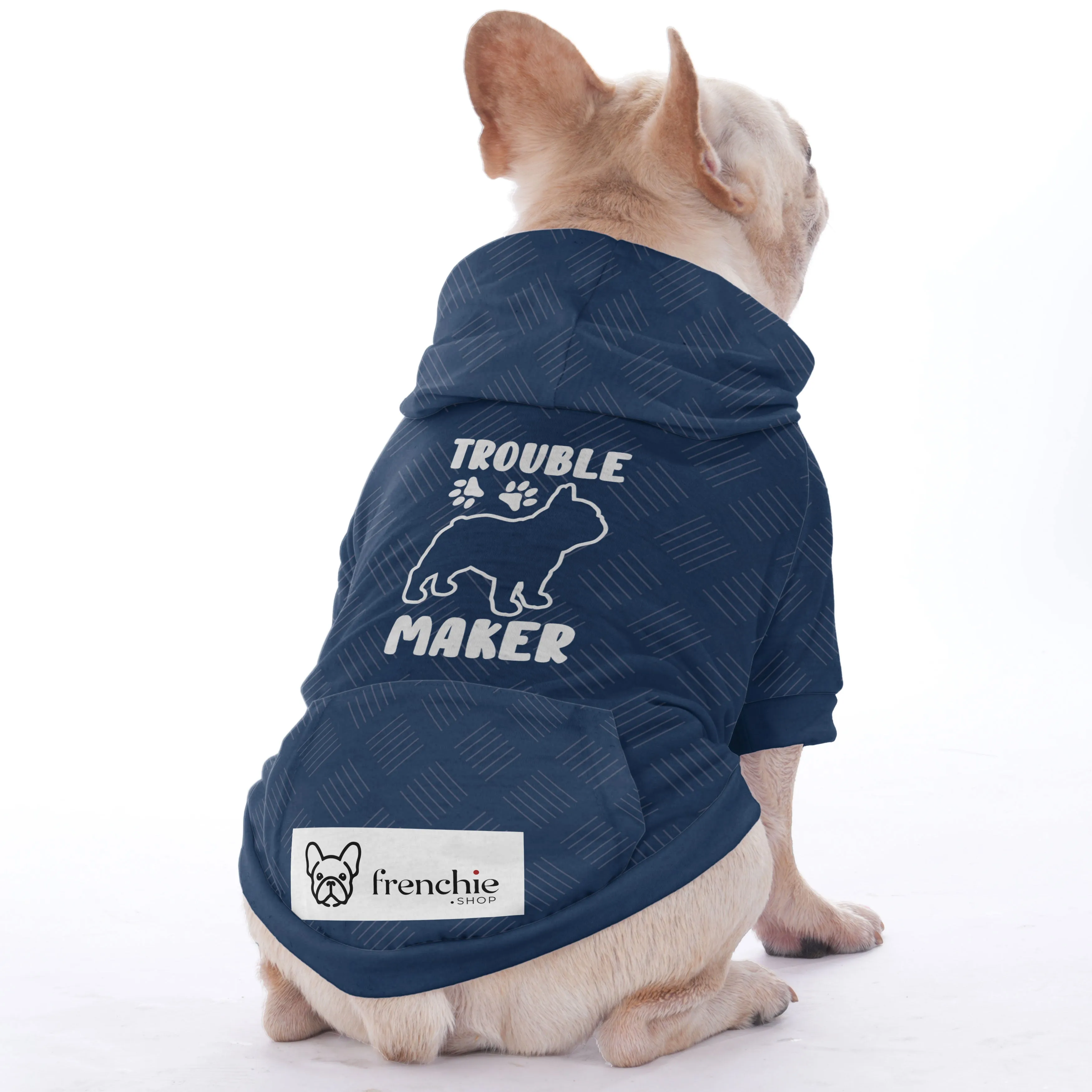 Trouble Maker - Hoodies for French Bulldog  | Frenchie Shop Original