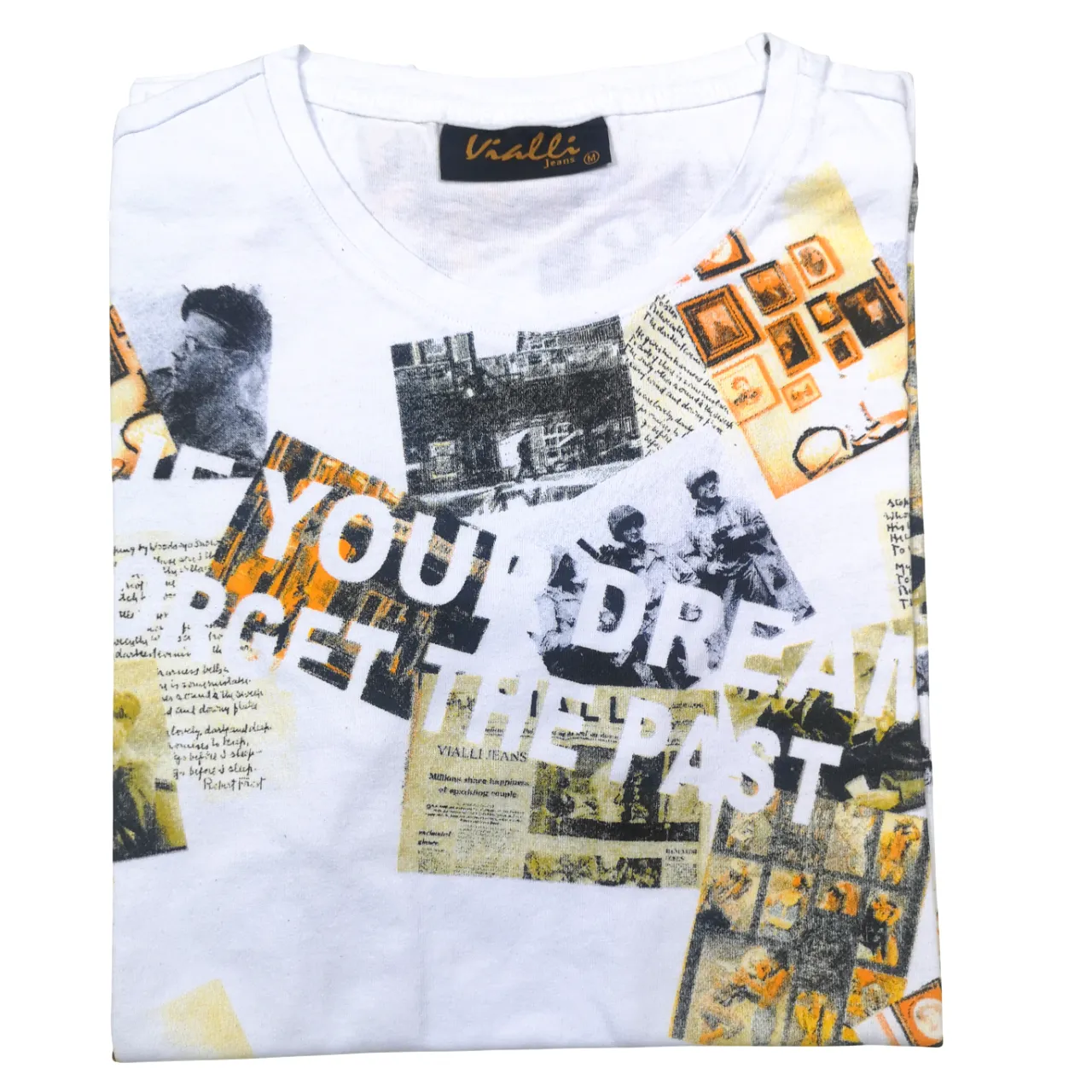 Vialli Apursu White Graffiti T Shirt