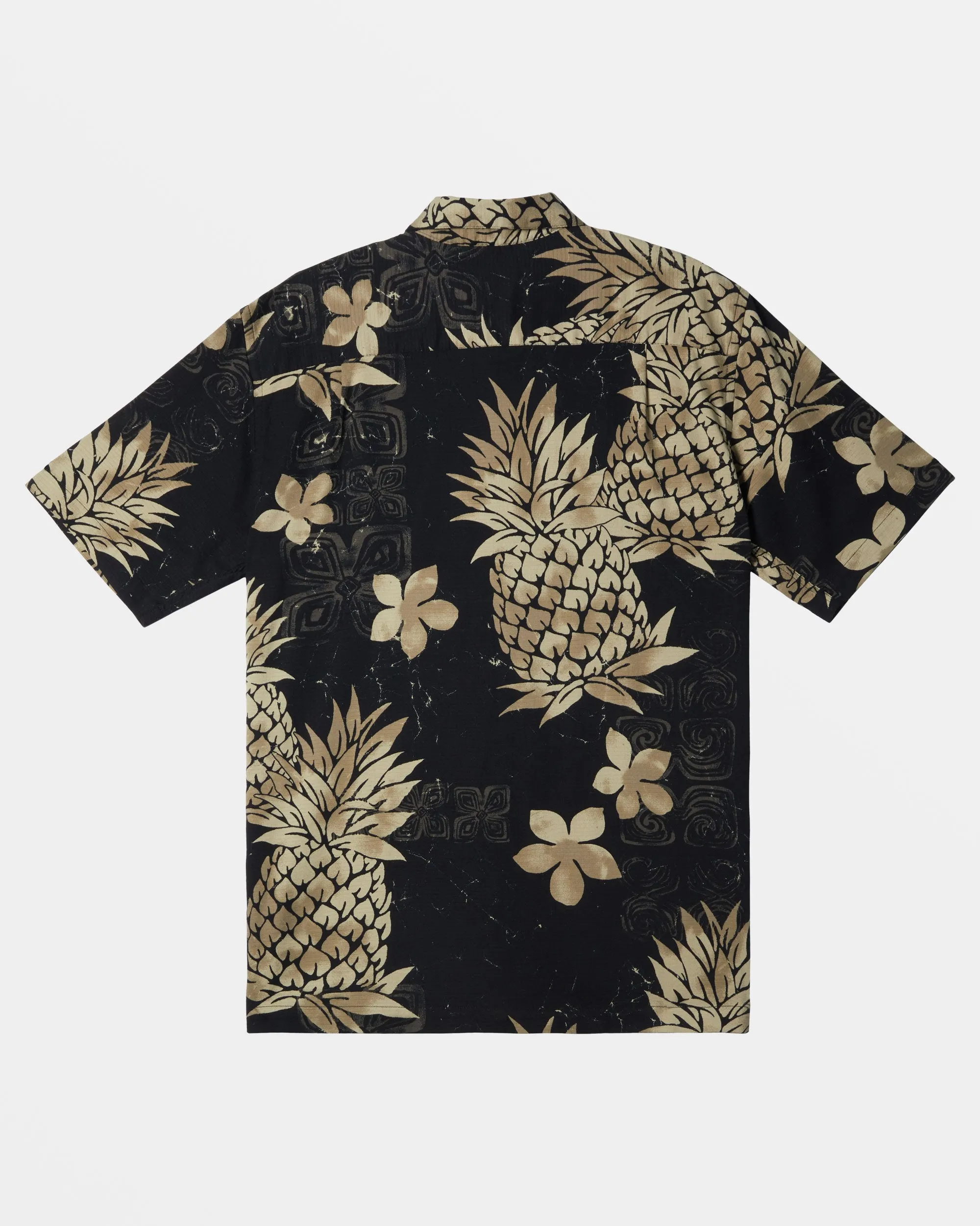 Waterman Pineapple Bay Short Sleeve Shirt - Black Pineapple Bay