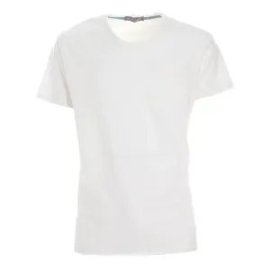 Yes Zee Crisp White V-Neck Tee with Pocket Detail